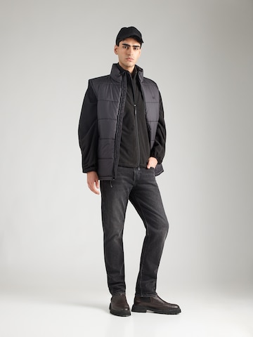 Woodbird Flisová bunda 'Ryo' - Čierna