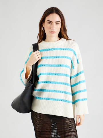 SOAKED IN LUXURY - Pullover 'Ravalina' em branco: frente