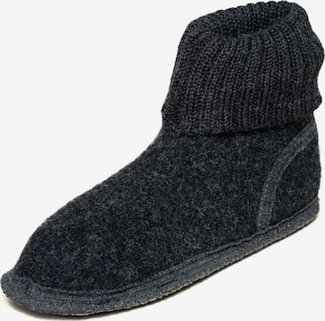 kitz-pichler Hausschuh in Schwarz: Vorderseite