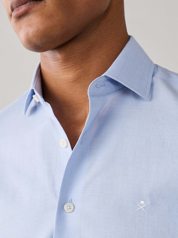 Hackett London Regular fit Overhemd in Blauw