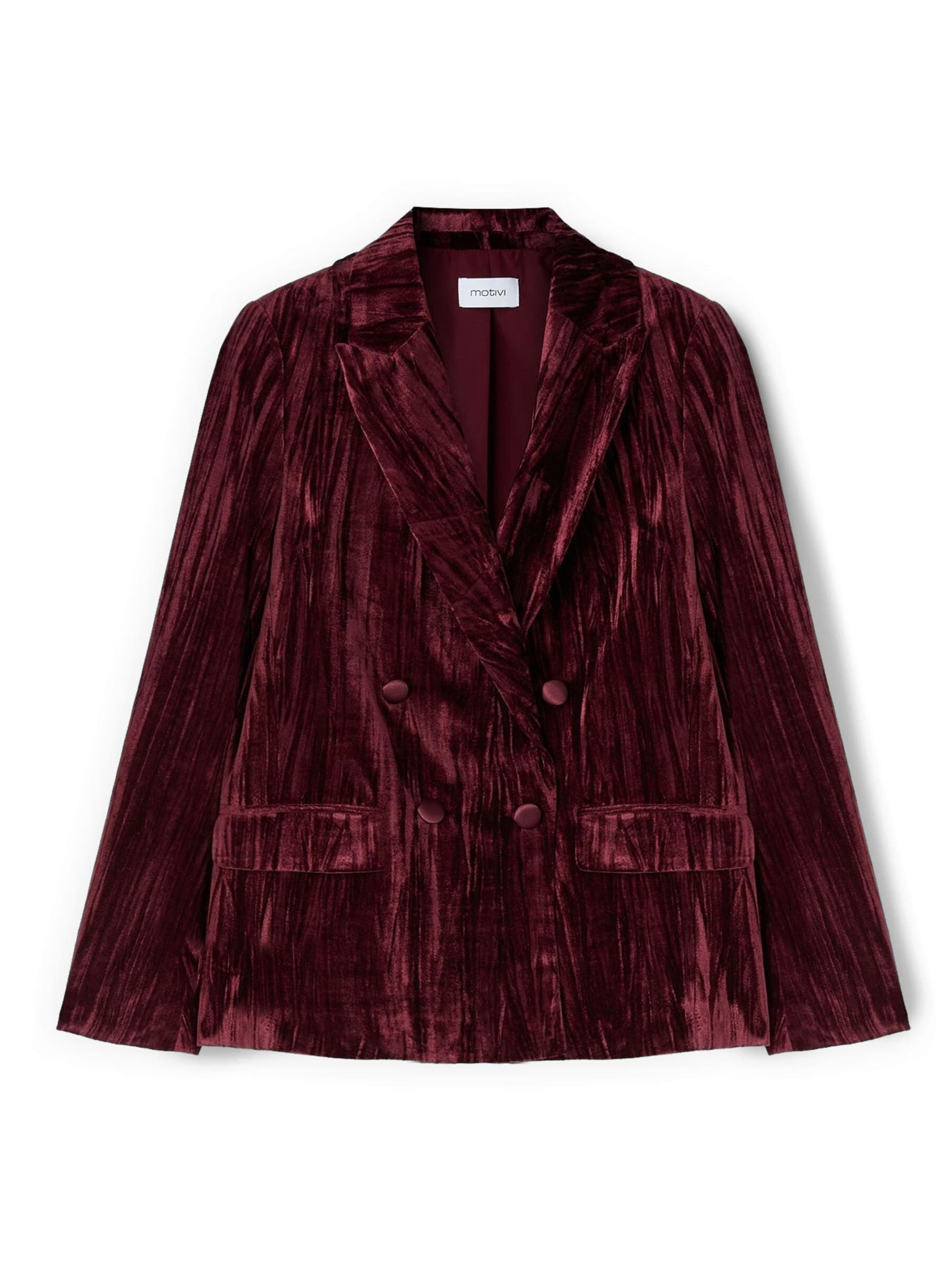 MOTIVI Between-season jacket in Red: front