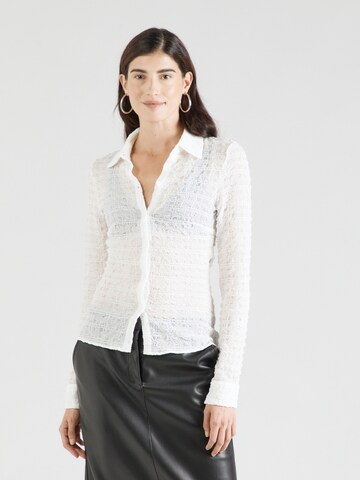 Monki Bluse in Weiß: Vorderseite