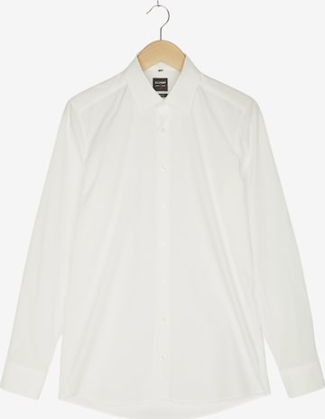 OLYMP Button Up Shirt in M in White: front