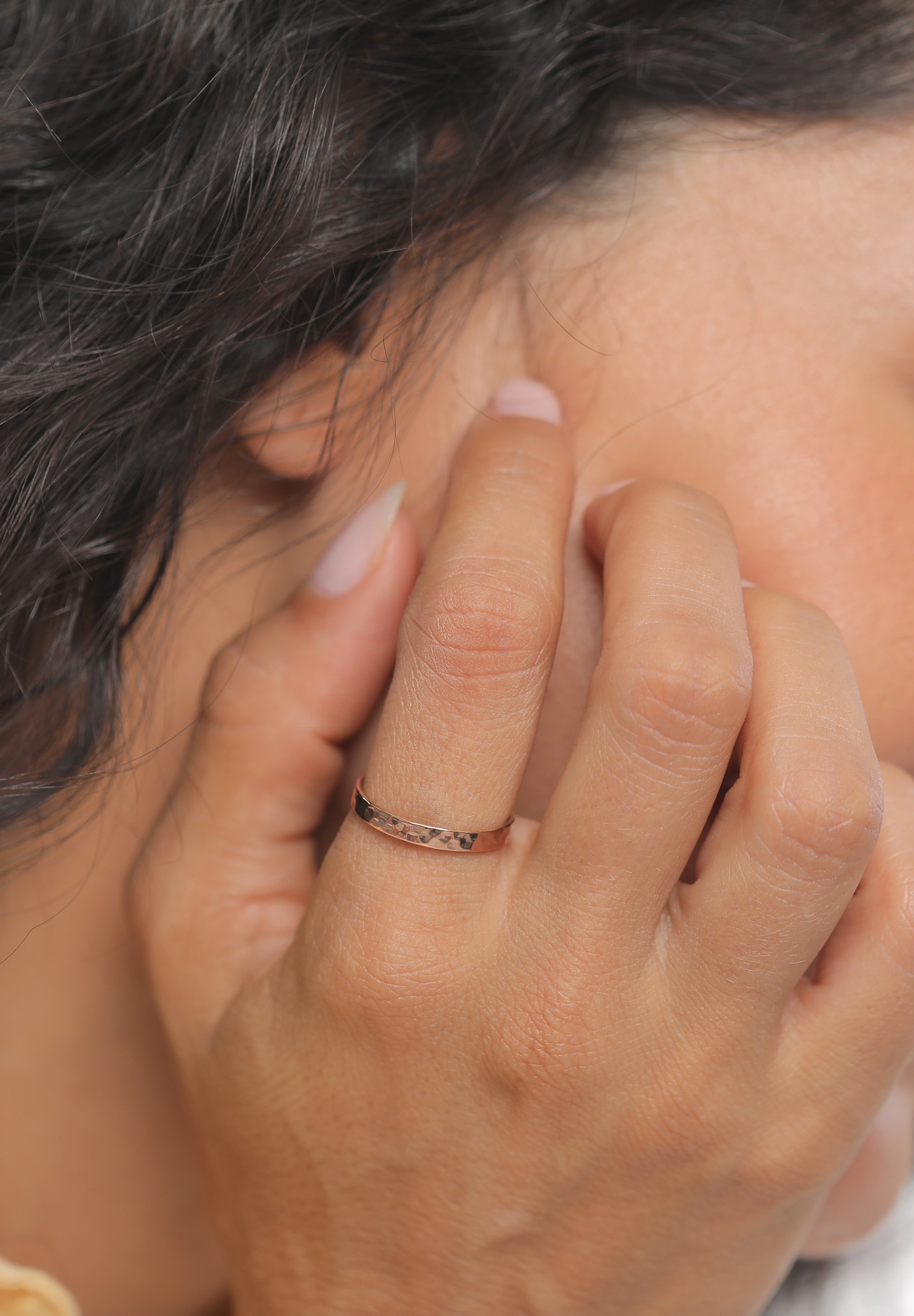 Bague ELLI en or : devant