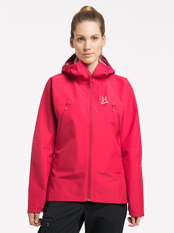 Haglöfs Outdoorjacke 'Spira' in Rot: predná strana