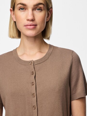 PIECES Cardigan 'NATALIE ' i brun