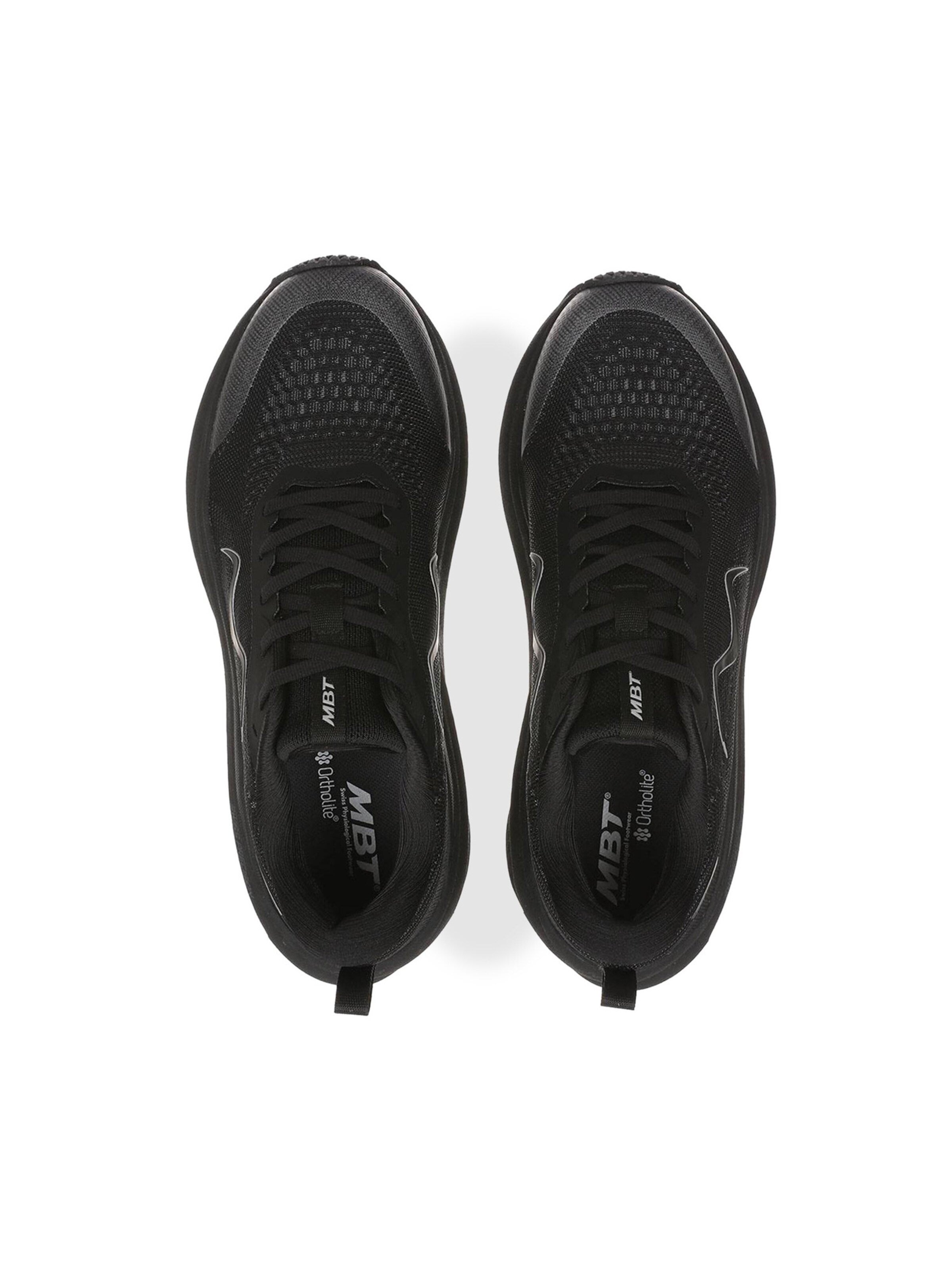 MBT - Sapatilhas slip-on ' MBT-1000 II LACE UP ' em preto: topo