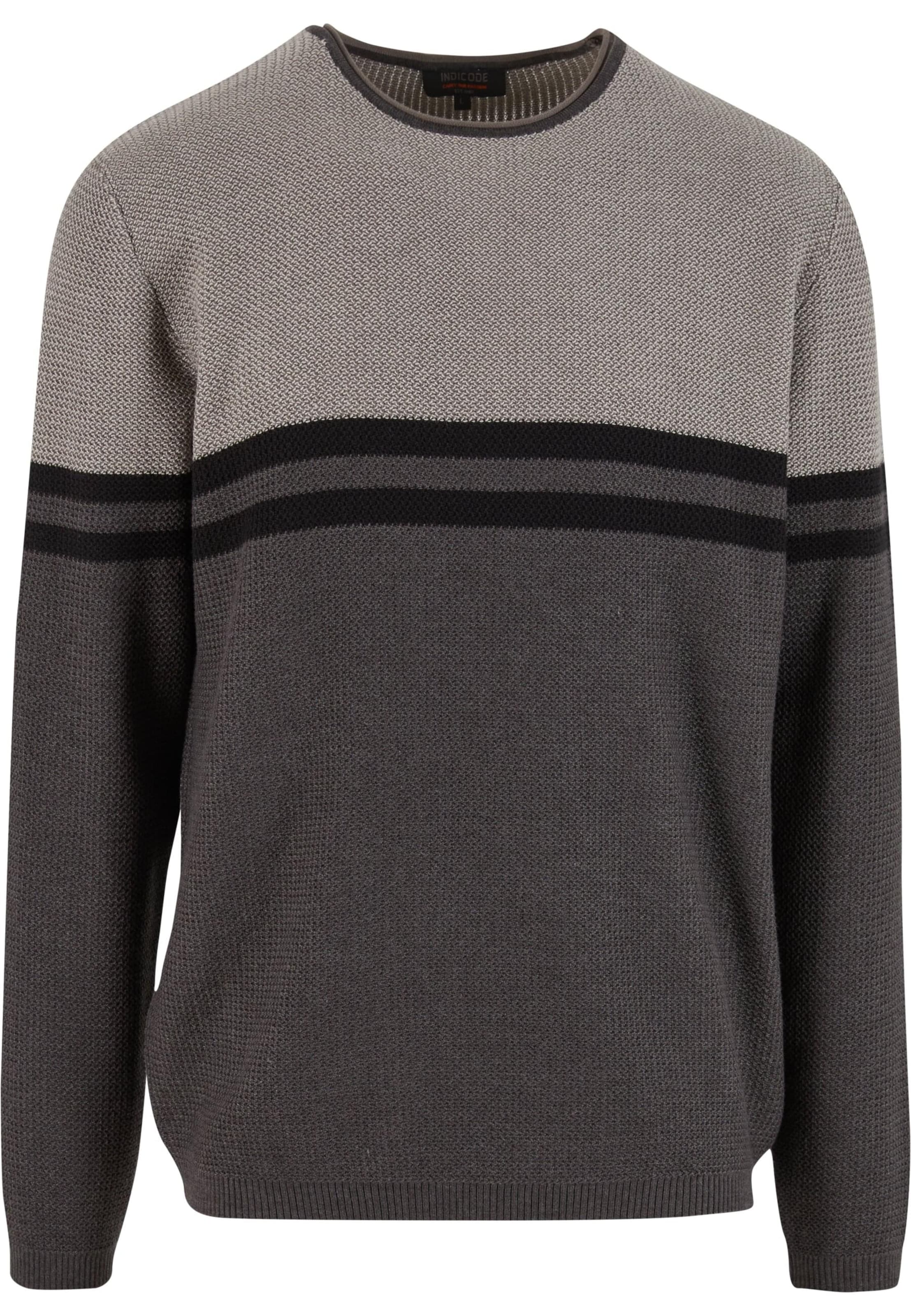 Pullover 'Jaluf' di INDICODE JEANS in grigio: frontale