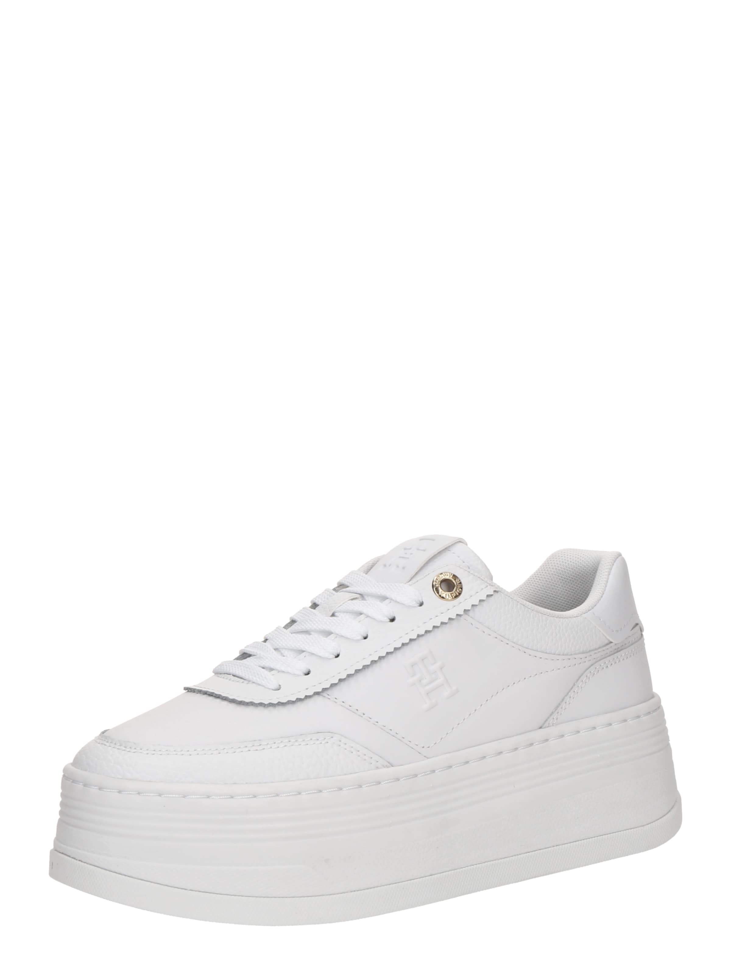 TOMMY HILFIGER Sneakers laag 'Lux Court' in Wit: voorkant