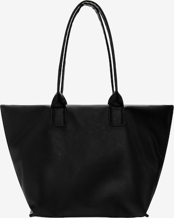 Pull&BearShopper torba - crna boja: prednji dio
