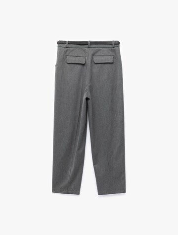 Koton Loose fit Trousers with creases in Grey