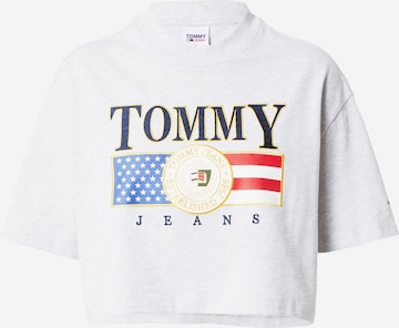 Tommy Jeans Koszulka w kolorze szary: przód