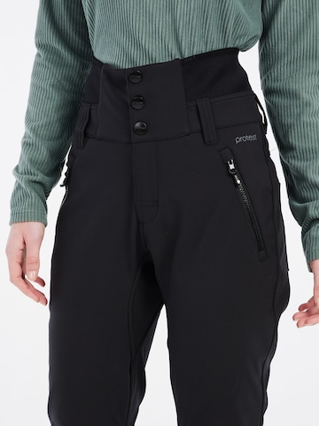 PROTEST Slim fit Workout Pants 'PRTLULLABYOS' in Black