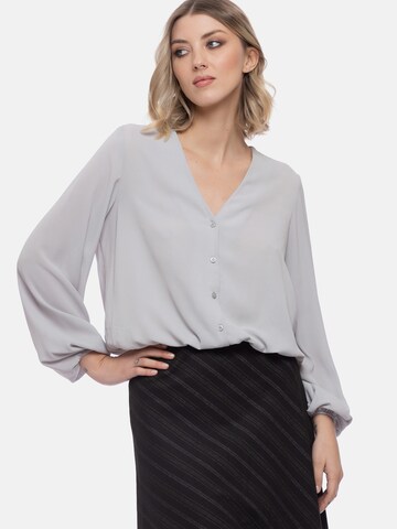 Camomilla Italia Blouse 'Camilla' in Grijs: voorkant
