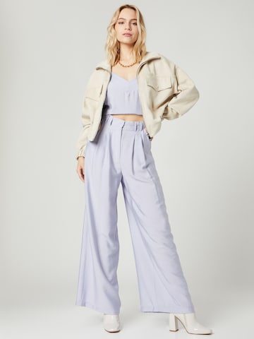 Wide Leg Pantalon à pince 'Finja' Guido Maria Kretschmer Women en violet