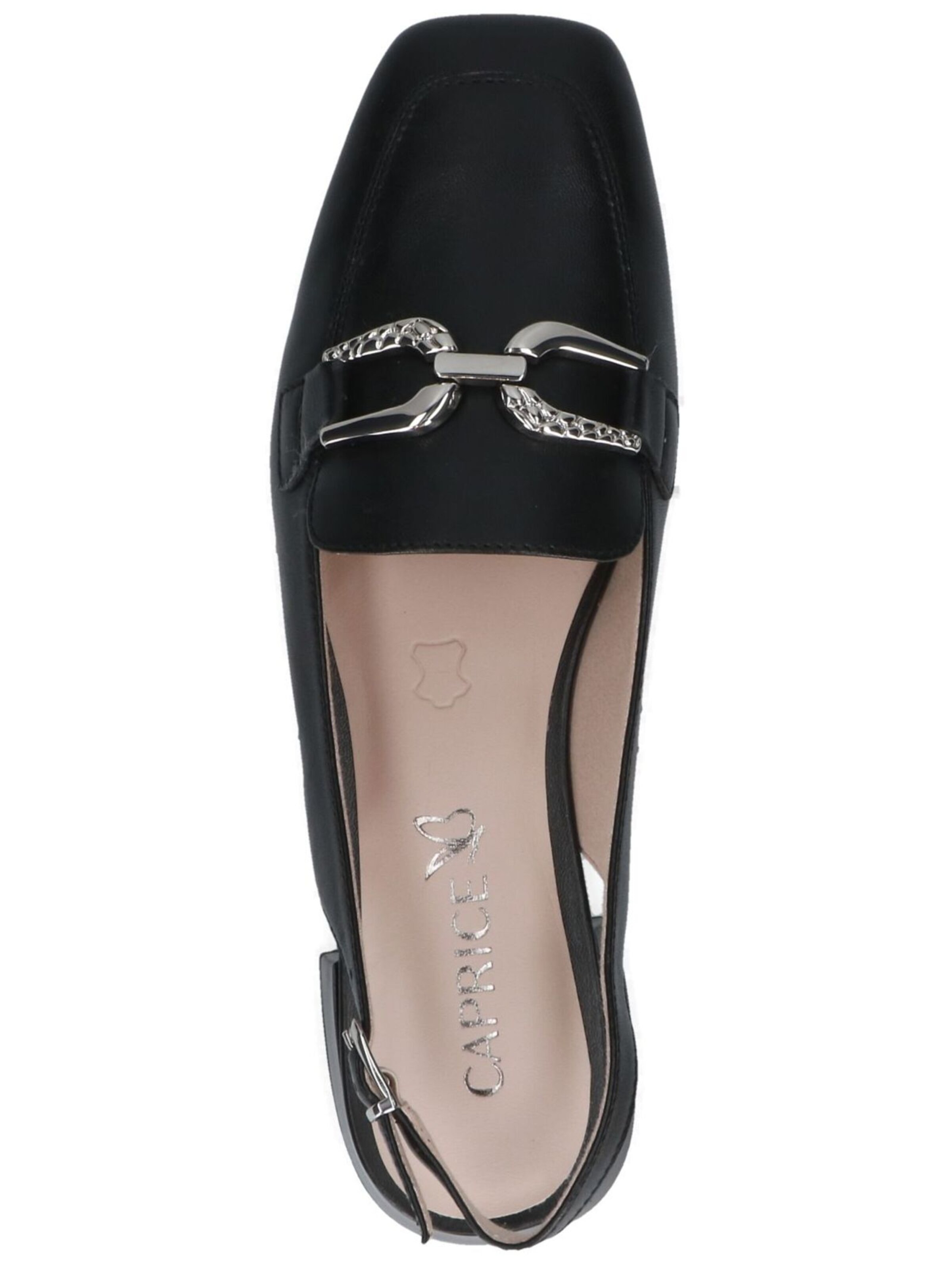 Décolleté sling di CAPRICE in nero