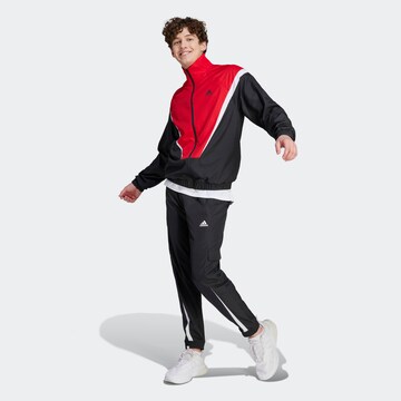 ADIDAS SPORTSWEAR Trainingspak in Zwart: voorkant