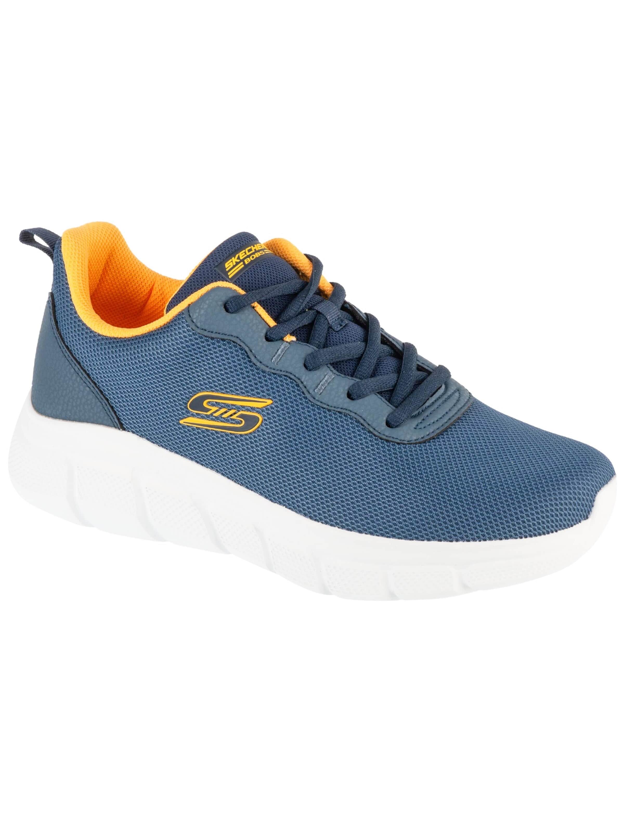 SKECHERS Platform trainers 'Skechers Bobs B Flex - Icy Edge' in Blue: front