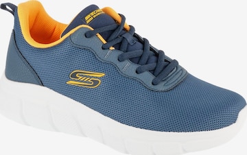 SKECHERS Platform trainers 'Skechers Bobs B Flex - Icy Edge' in Blue: front