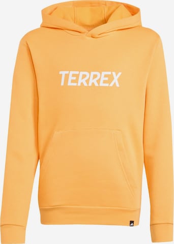 ADIDAS TERREX Спортен суитшърт в оранжево: отпред