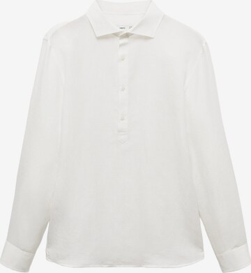 Coupe regular Chemise 'Bolar' MANGO MAN en blanc : devant