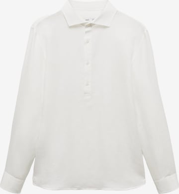 MANGO MAN Regular fit Button Up Shirt 'Bolar' in White: front