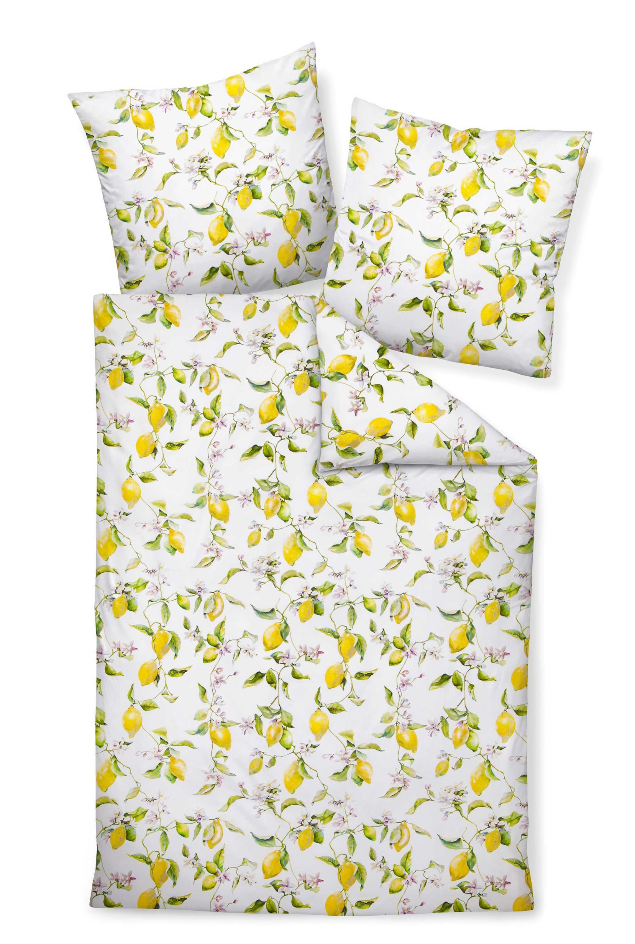 JANINE Dekbedovertrek in Wit: voorkant