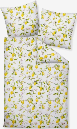 JANINE Bettbezug in gelb / grün / rosa / weiß, Produktansicht