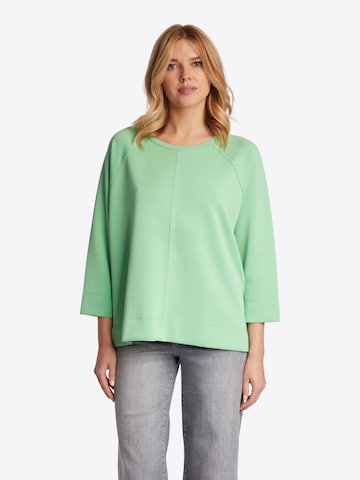 Rich & Royal Sweatshirt in Green: front