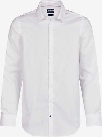 Coupe regular Chemise business HECHTER PARIS en blanc : devant