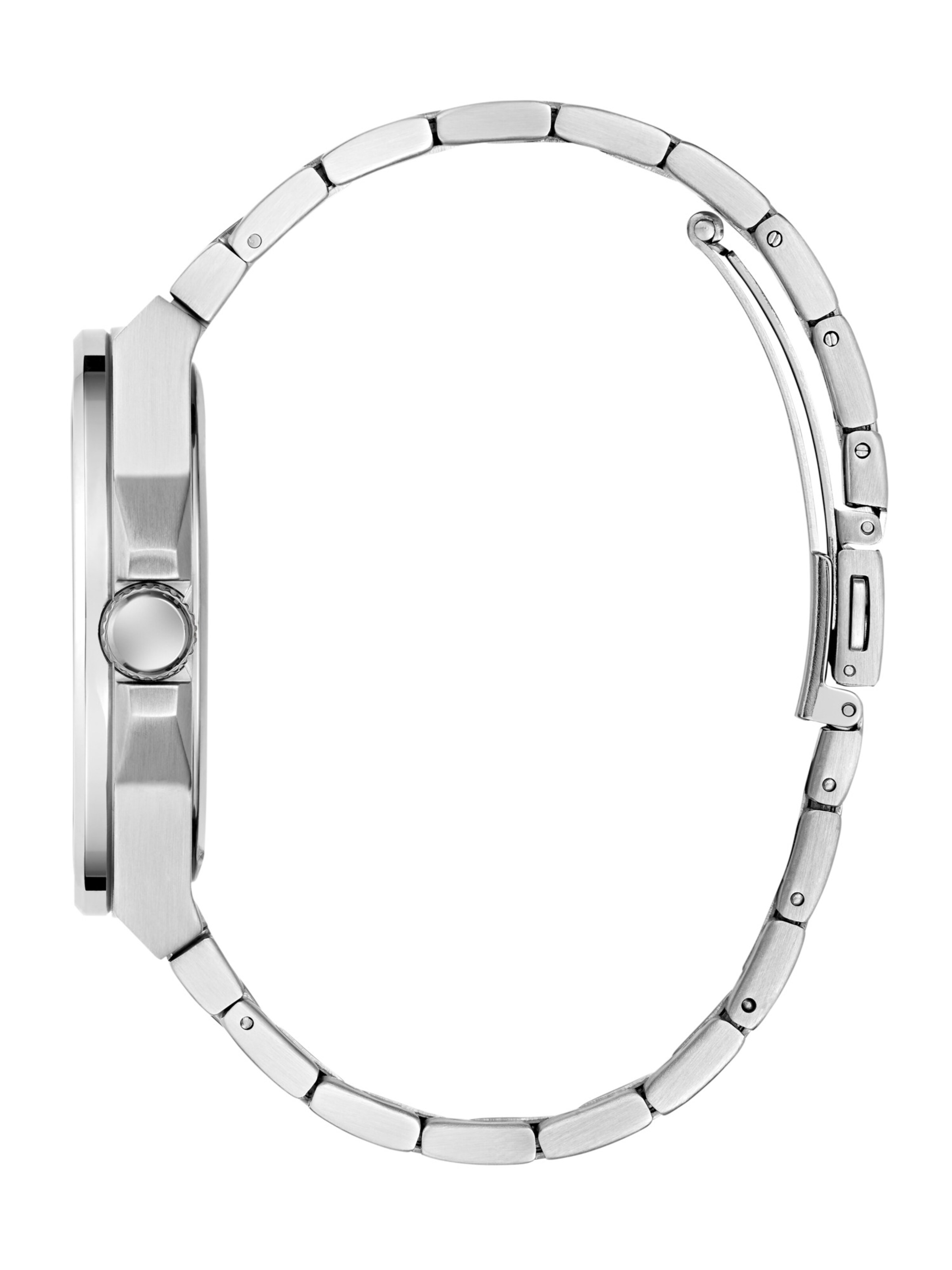 GUESS Analogt ur 'VINYL' i sølv