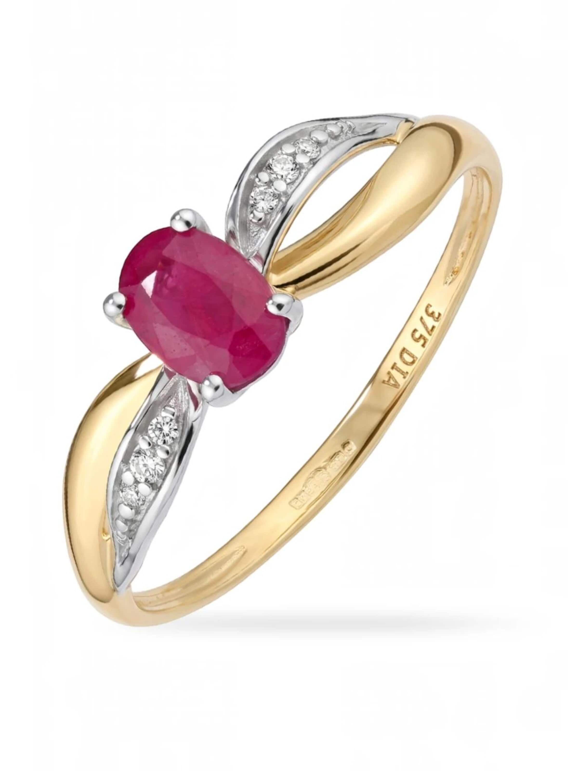 DIAMANT LETERNELPrsten - zlatna boja: prednji dio