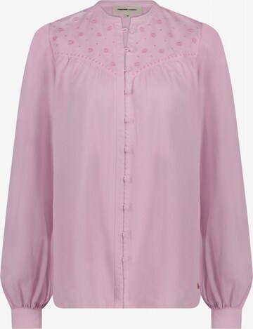 Fabienne Chapot Blouse 'Candy Cat' in Roze: voorkant