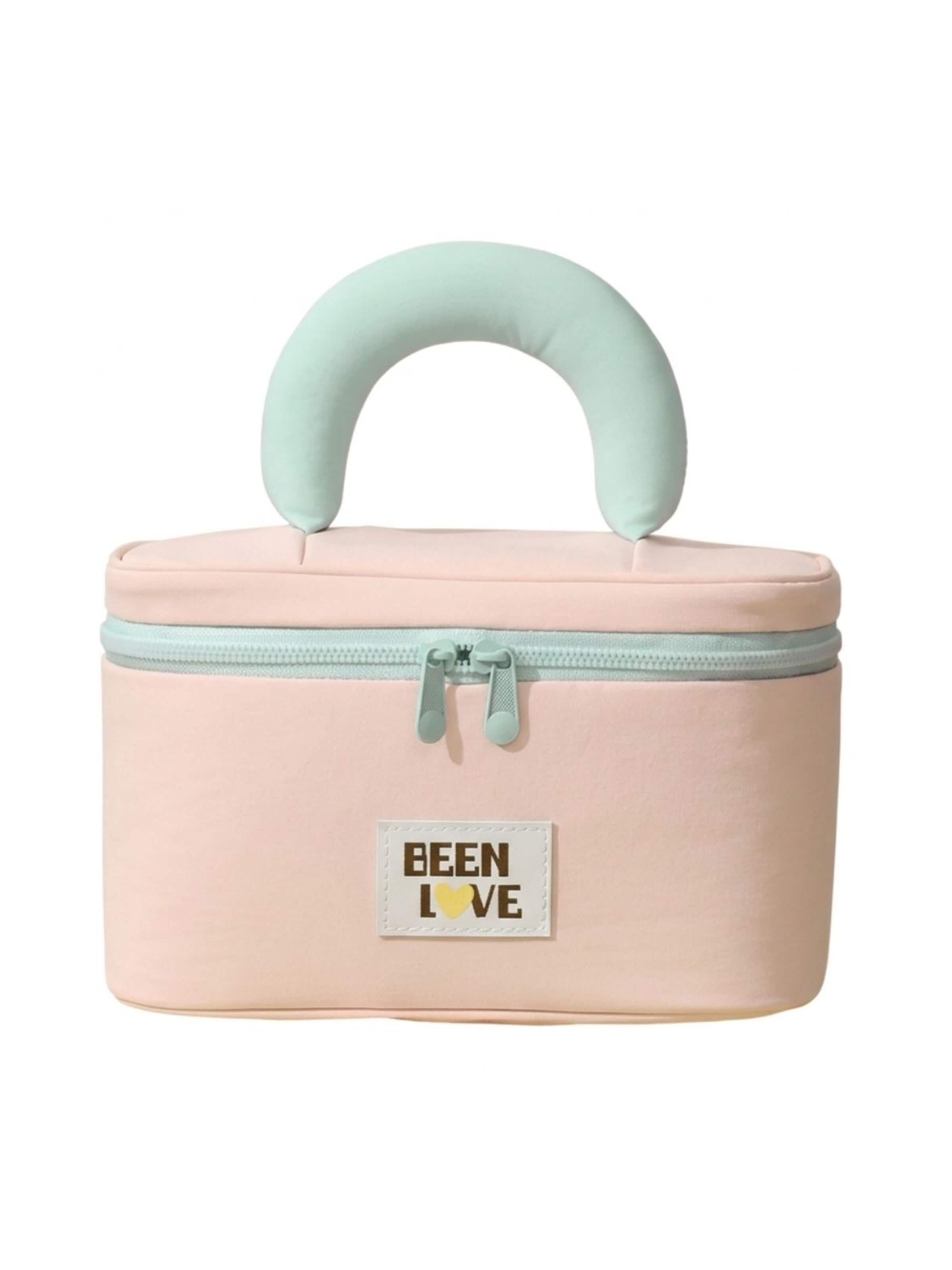 MEVYRA Cosmetic Bag 'Reise-Kulturbeutel' in Pink: front