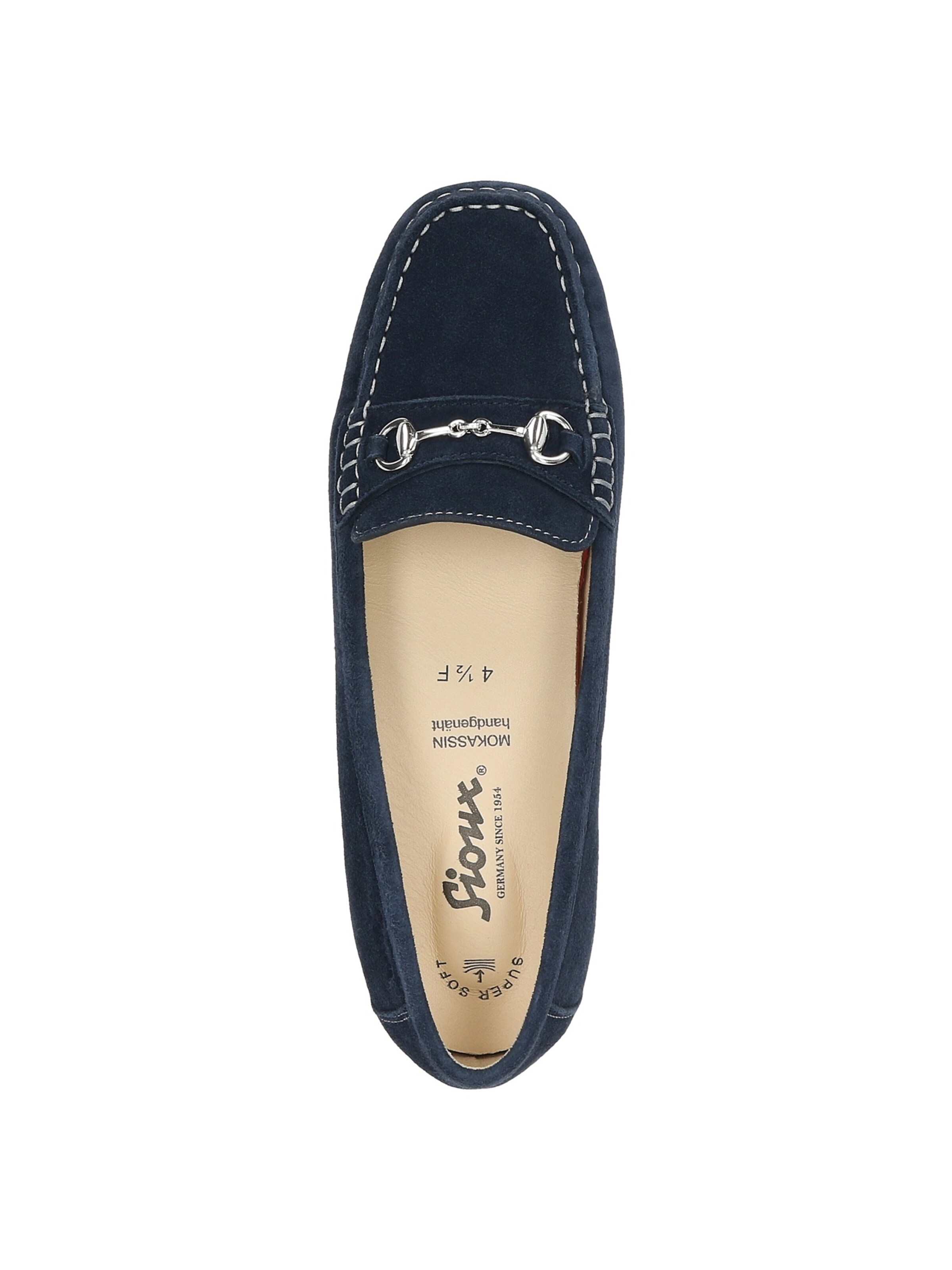 SIOUX Mokassin 'Zillette' in Blau