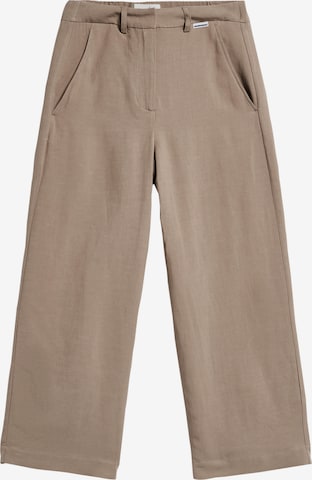 ARMEDANGELS Trousers 'Runus lino' in Brown: front