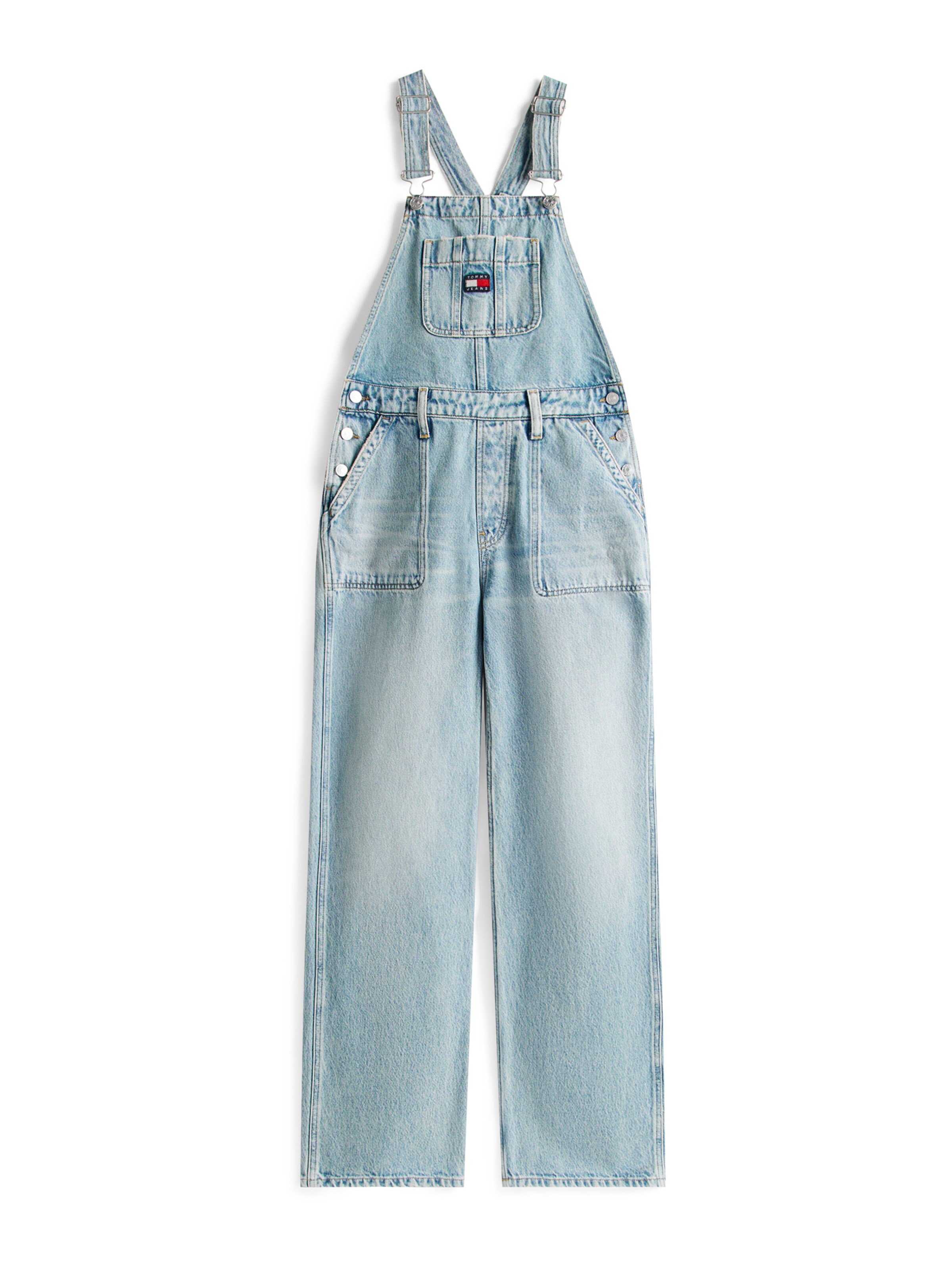 Tommy Jeans - regular Peto vaquero 'MIA' en azul: frente