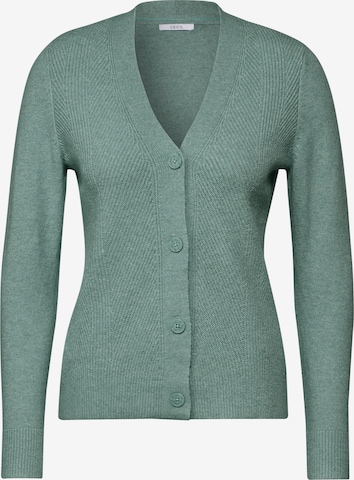 CECIL Strickjacke in Grün: Vorderseite