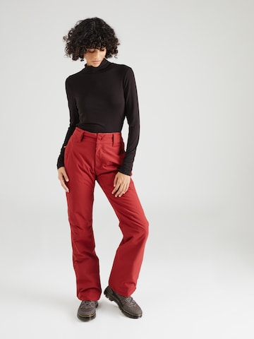 PROTEST Regular Workout Pants 'CARMACKS' in Red