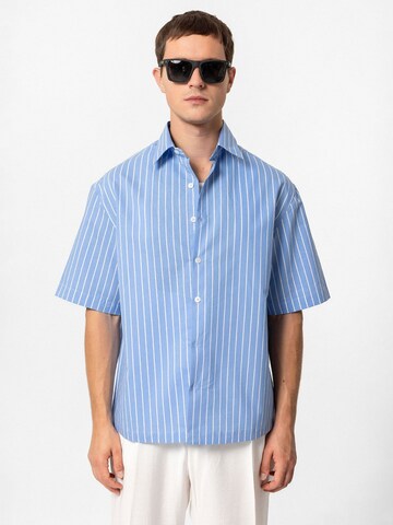 Antioch Comfort fit Button Up Shirt 'Fernando' in Blue: front