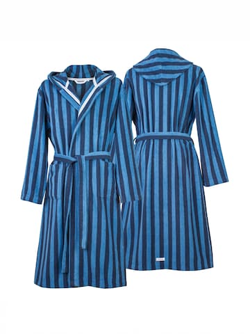 TOM TAILOR Long Bathrobe in Blue