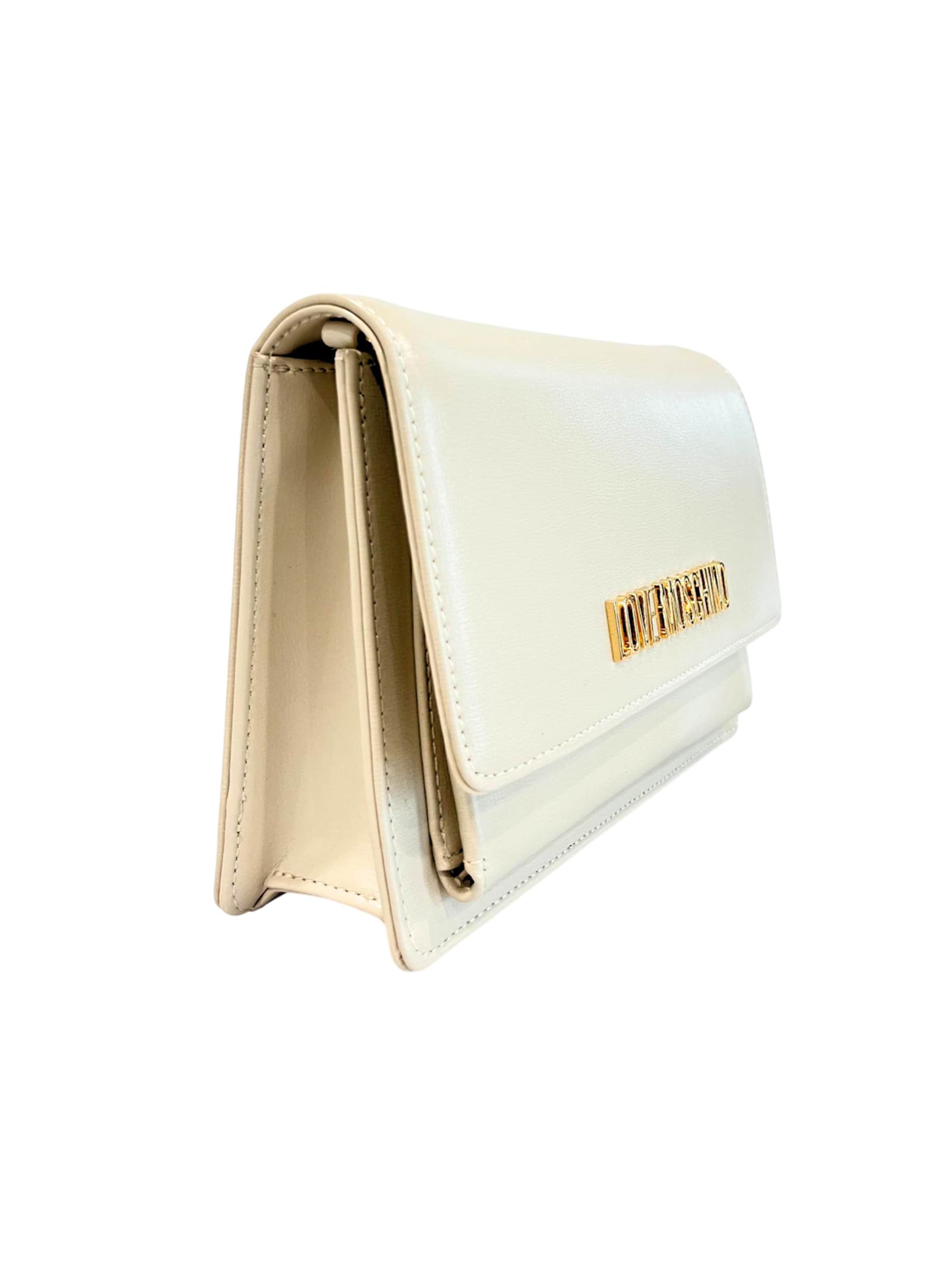Borsa a tracolla di Love Moschino in beige