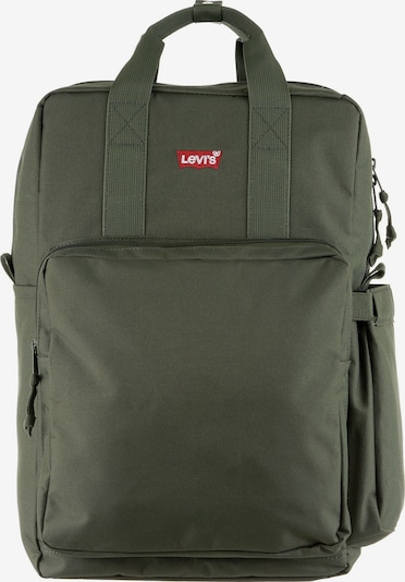 LEVI'S ® Mochila em verde escuro / vermelho / branco, Vista do produto
