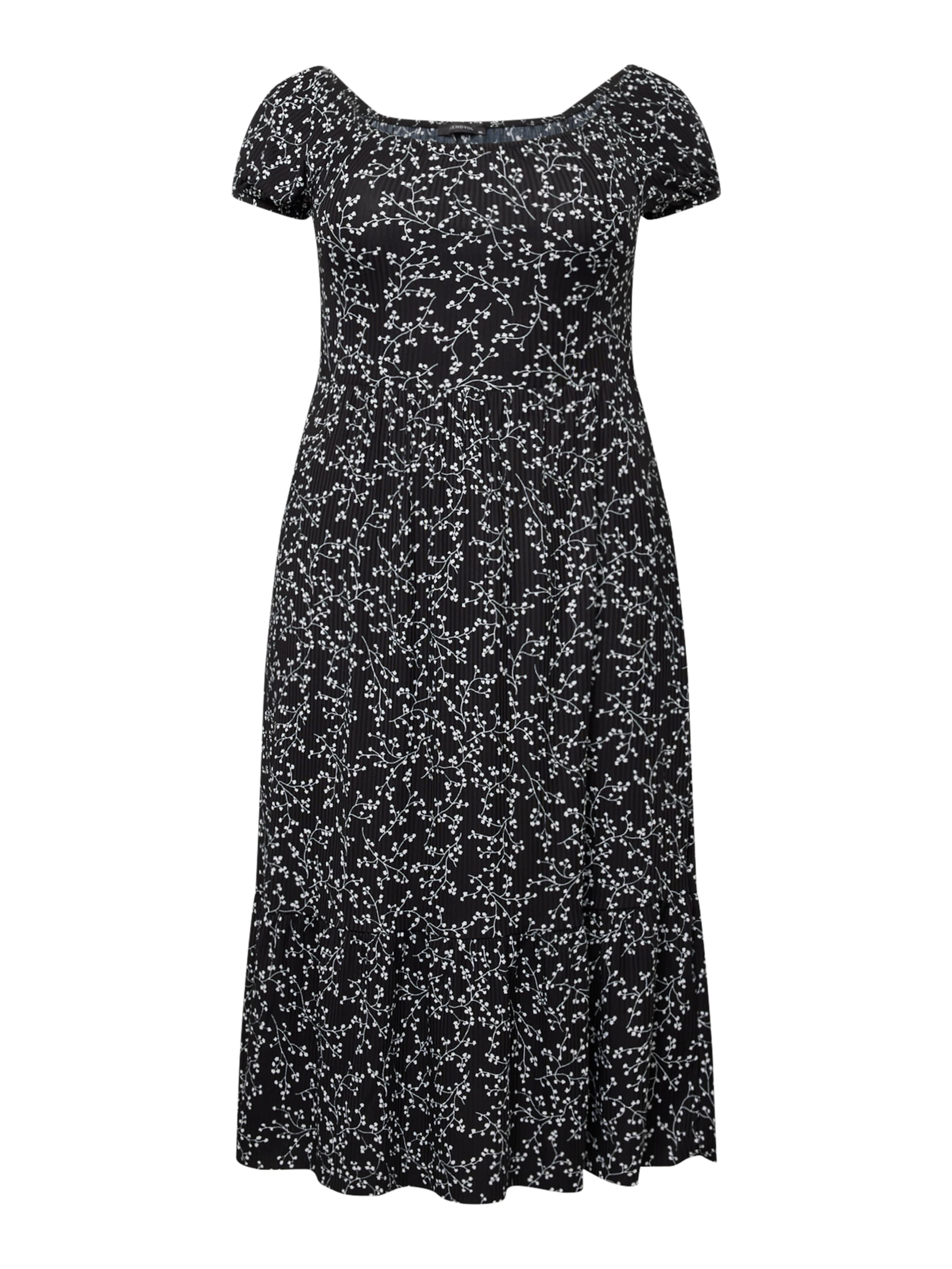 Robe Trendyol Curve en noir : devant