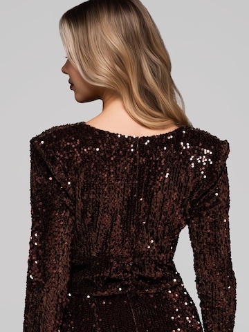 Ombre Evening dress in Brown