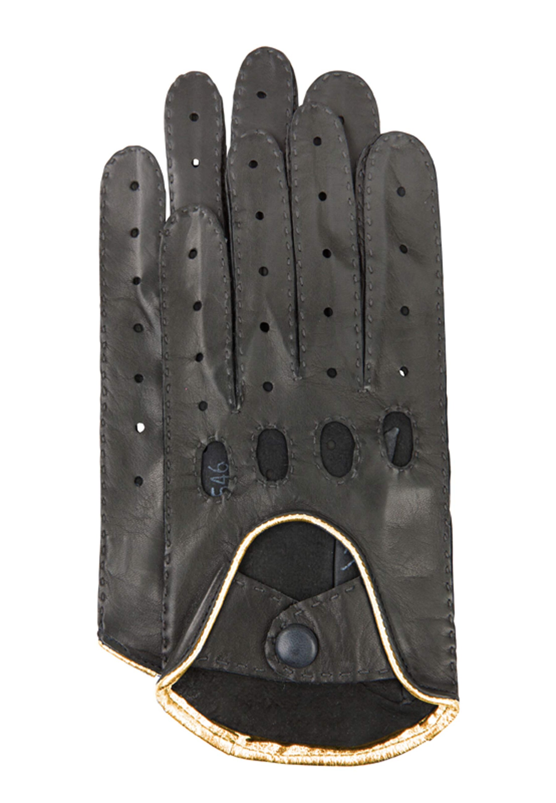 Gretchen Fingerhandschuhe in Grau: Vorderseite