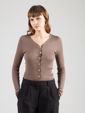 rosemunde Kardigán 'Babette' - barna: elől