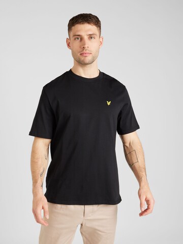 Lyle & Scott Μπλουζάκι σε μαύρο: μπροστά