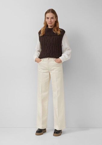 s.Oliver Wide leg Jeans ' SURI ' in Beige
