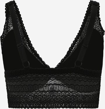 Triangolo Reggiseno 'VULIER' di Devoted by Zizzi in nero